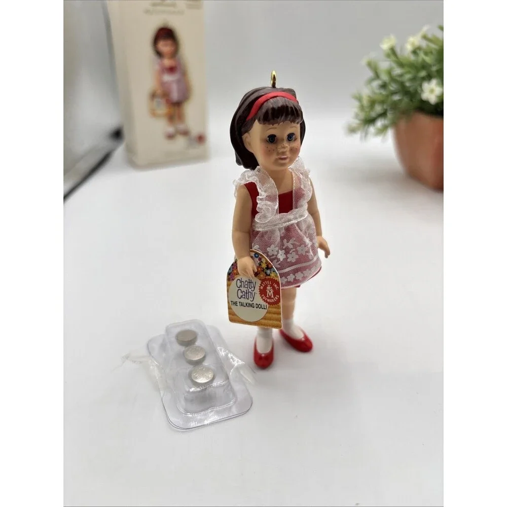 2007 Hallmark Keepsake CHATTY CATHY Magic Sound Ornament-Needs Batt-Preowned
